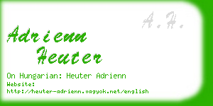 adrienn heuter business card